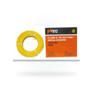 CABLE THHN 12AWG 100% COBRE AMARILLO