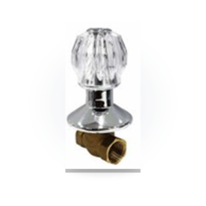 LLAVE DUCHA POMO ACRILICO 1/2