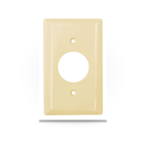 TAPA PLASTICA P/TOMA SENCILLA BEIGE