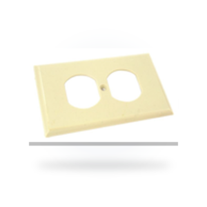 TAPA TOMA DOBLE 270 BEIGE